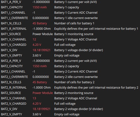 Display 2bat voltage